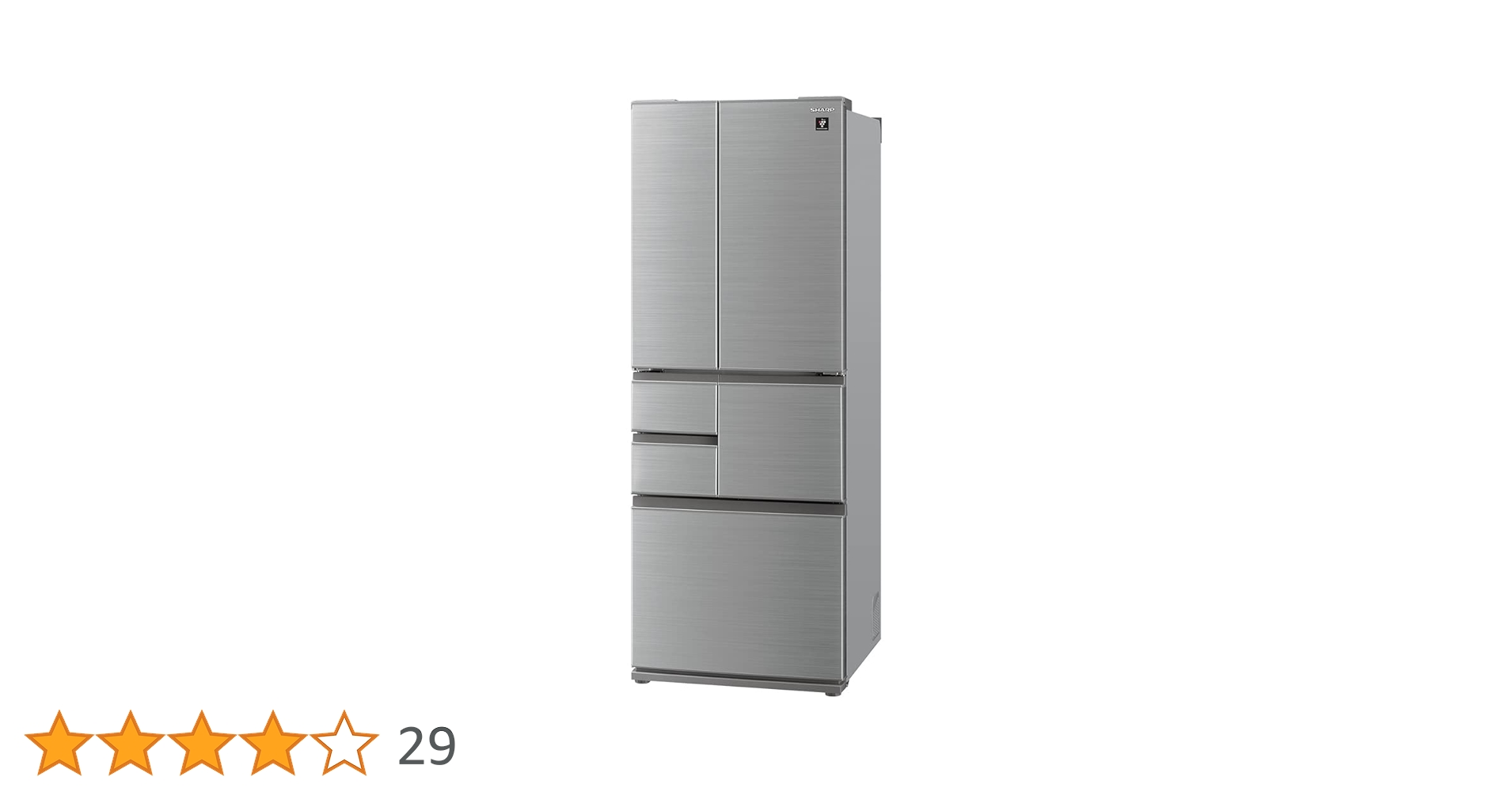 Amazon.co.jp: シャープ 冷蔵庫 幅68.5cm 502L SJ-X508K-S プラズマ